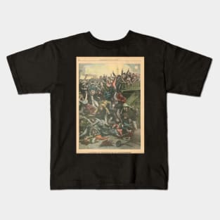 Bridge collapse Paris exhibition 1900 Kids T-Shirt